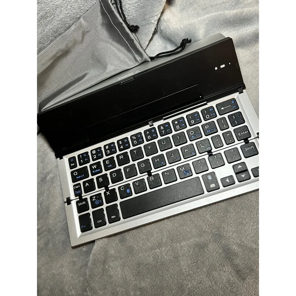 Geyes Folding Bluetooth Keyboard Portable Wireless iPad iPhone Android Tablet